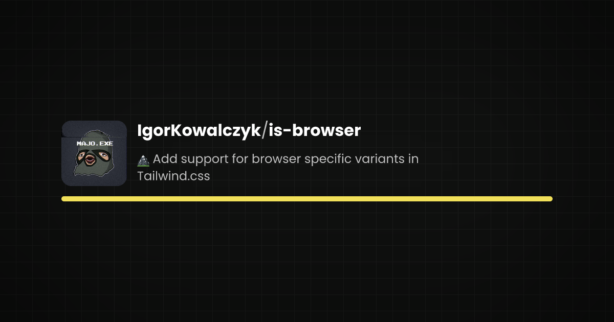 Preview of is-browser